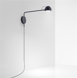 Ixa væglampe Plug, antrasit